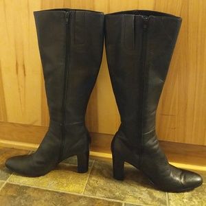 Nine West Vittore Soft Leather Knee High Boots
